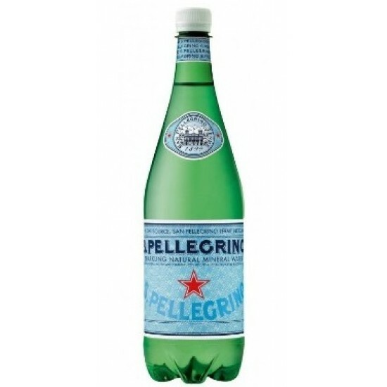 Минеральная вода S.Pellegrino газированная 1 л х 6 шт