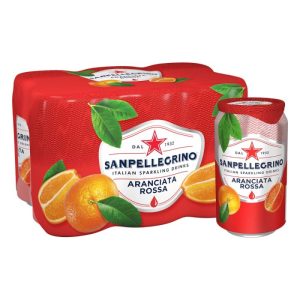 Лимонад San Pellegrino Aranciata Rossa Червоний Апельсин газований 0,33 л х 6 шт
