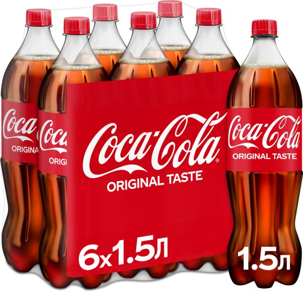 Напій Coca-Cola газований 1,5 л х 6 шт