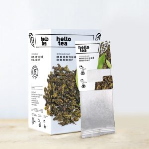 Зеленый чай Hello Tea Молочный оолонг в пакетиках 20 шт х 2 г