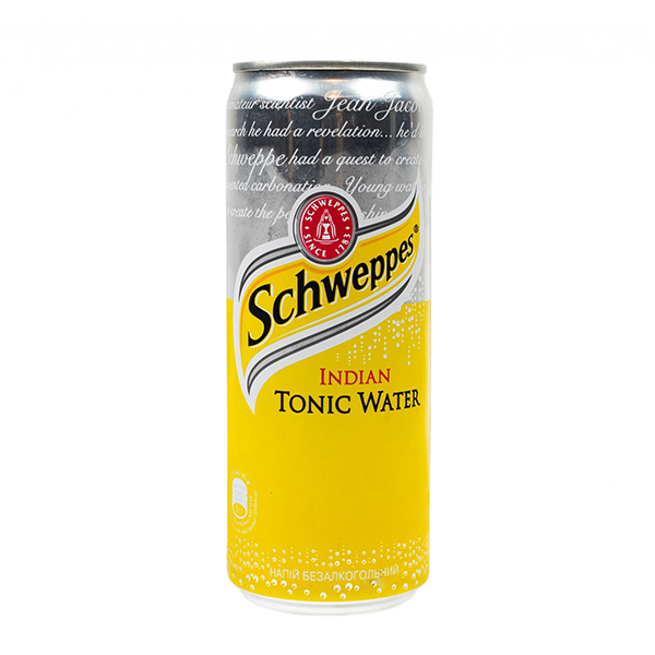 Напиток Schweppes Indian Tonic сильногазированный, ж/б 0,25 л х 12 шт