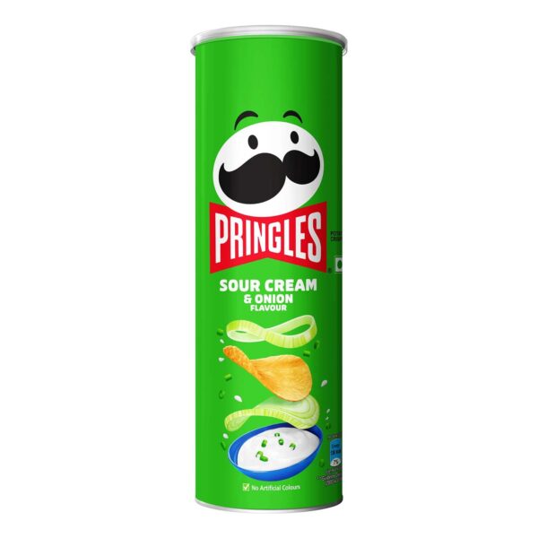 Чипси Pringles Sour Cream & Onion Сметана-цибуля 165 г