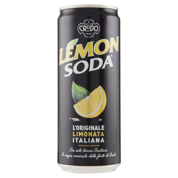 Напиток Fonti di Crodo Lemon Soda, ж/б 0,33л х 24 шт