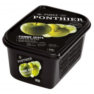 Пюре Ponthier Зеленое яблоко замороженное 1 кг