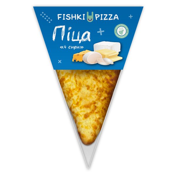 Піца ТМ Fishki Pizza "4 сири" 125 г х 30 шт