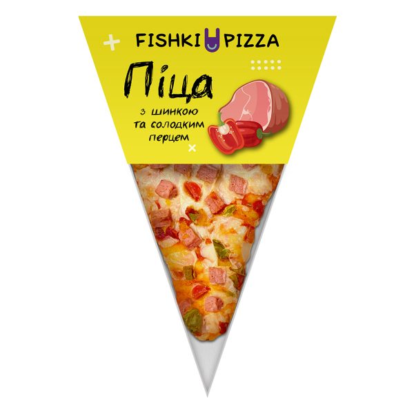 Піца ТМ Fishki Pizza з шинкою та солодким перцем 125 г х 30 шт
