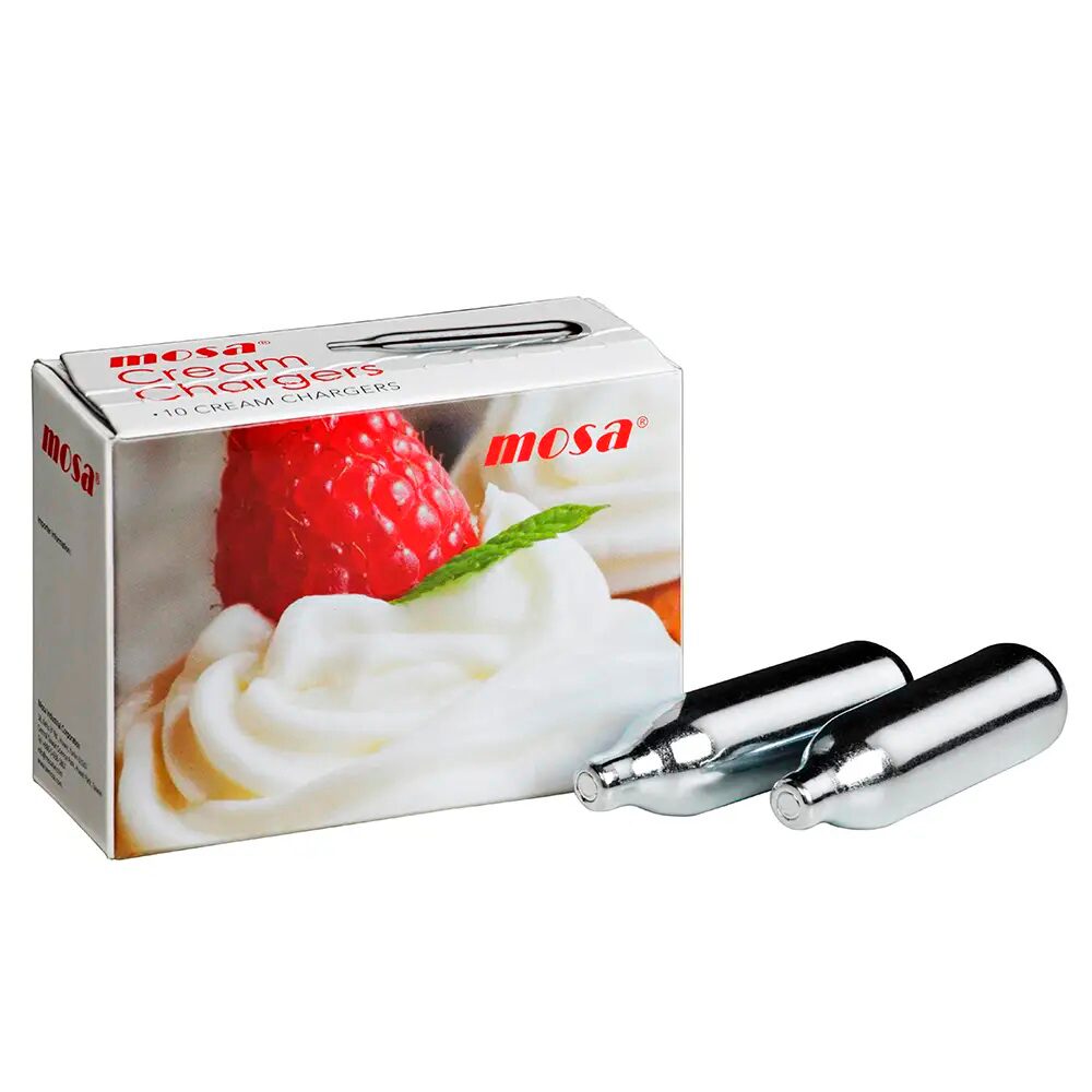 Балончики для сифону Mosa для збивання вершків N2O 7,8 г (10 шт)