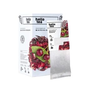 Фруктовий чай Hello Tea Шалена вишня в пакетиках 20 шт х 2 г