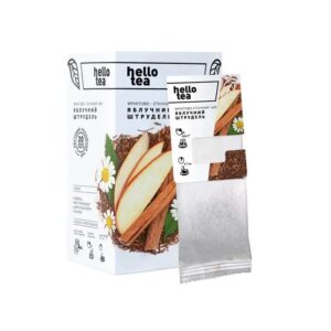 Фруктовий чай Hello Tea Яблучний штрудель в пакетиках 20 шт х 2 г