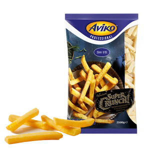 Картопля фрі Aviko Super Crunch заморожена 15мм 2,5 кг