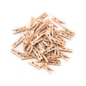 Міні прищіпки дерев’яні 2,5 см 100 шт
