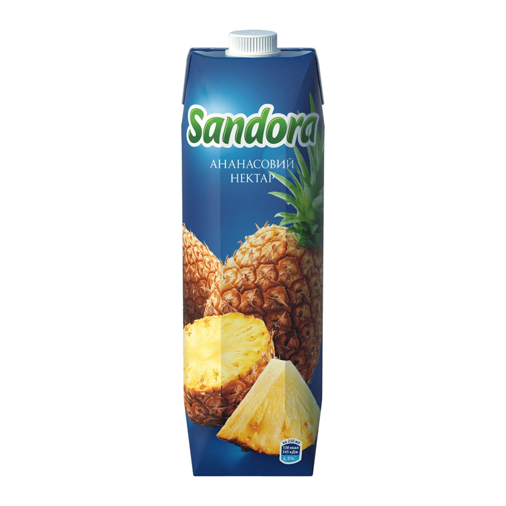 Нектар Sandora ананасовий  0,95 л х 10 шт