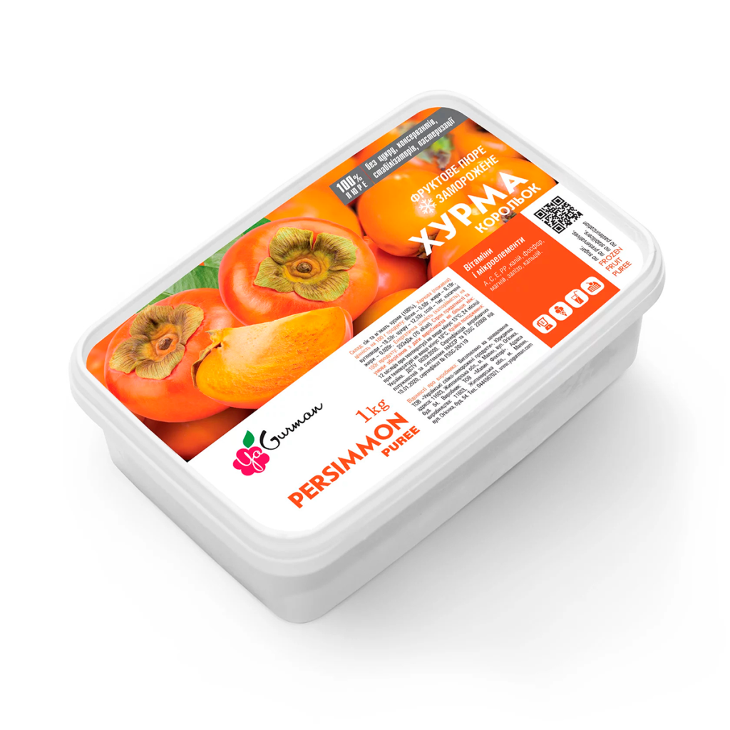 Пюре YaGurman Хурма заморожене 1 кг