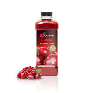 Пюре YaGurman Кизил пастеризоване 1 кг