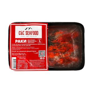 Раки C&C Seafood варені (морожені) L (10-15 шт), 800 г