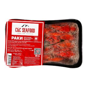 Раки C&C Seafood варені (морожені) M (15-25 шт), 800 г
