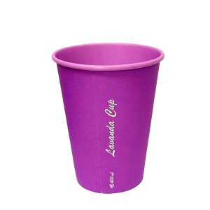 Стакан паперовий LAVANDA CUP 400 мл 50 шт