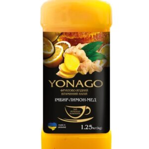Концентрат напою Йонаго Чай Імбир-Лимон-Мед 1250г