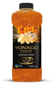 Концентрат напою Йонаго Чай Обліпиха-Імбир 1250г