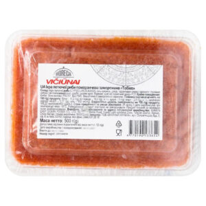 Ікра летючої риби Тобіко помаранчева VICIUNAI HORECA 500г 5641