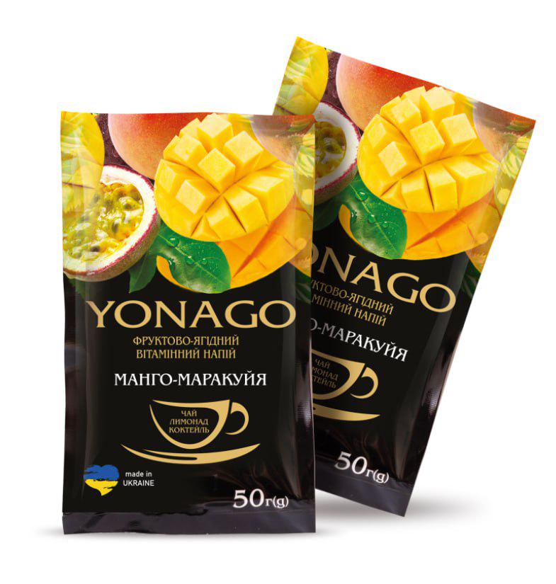 Концентрат напою Чай Манго-Маракуйя Йонаго 50г х 20шт