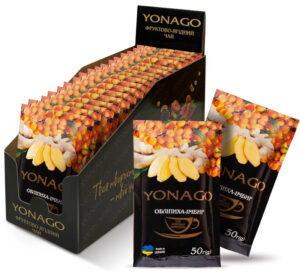 Концентрат напою Чай Обліпиха-Імбир Йонаго 50г х 20 шт