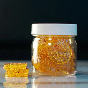 Ізомальт жовтий, їстивний льодяник, 95 гр